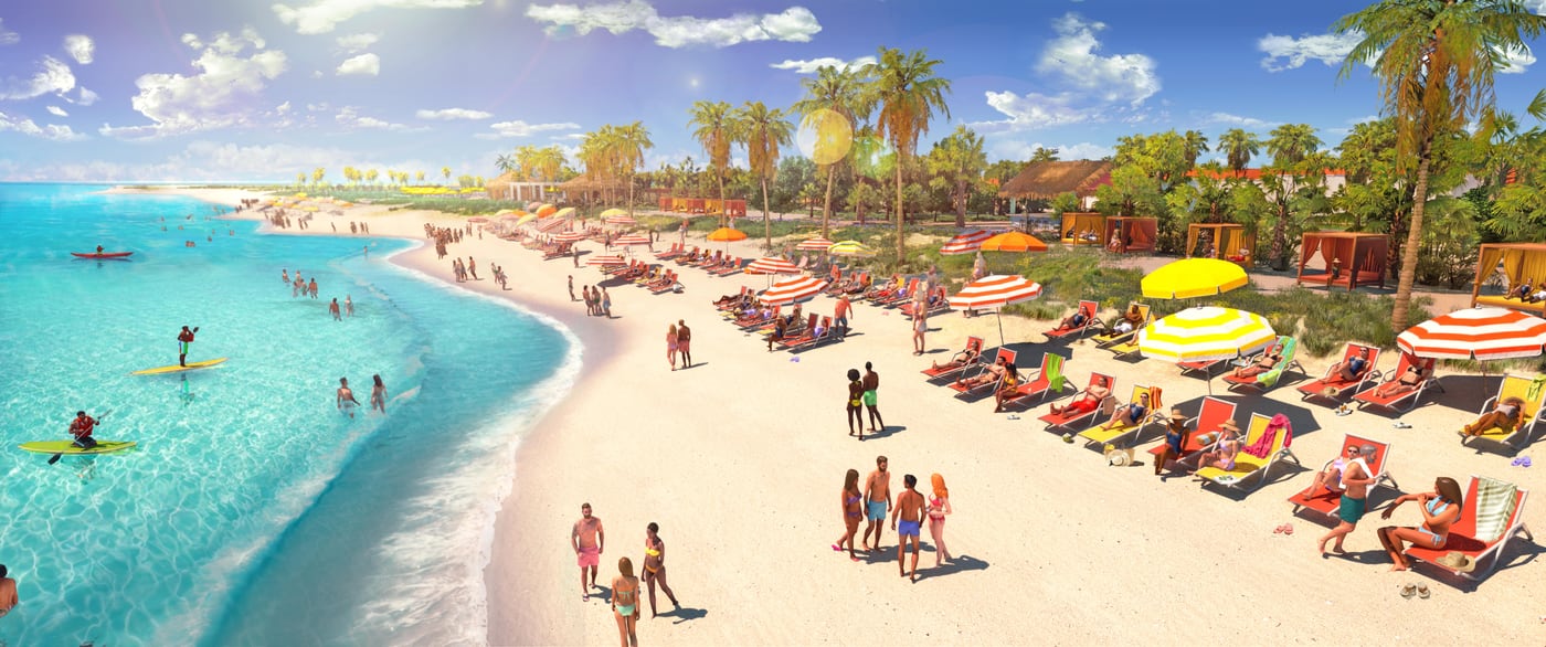 Make Starboard Beach your low-effort base