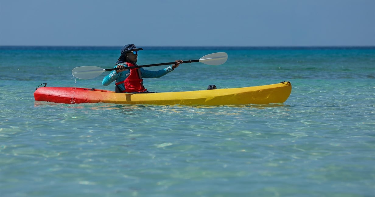 Go to Water Sports Lagoon for low-pressure activity