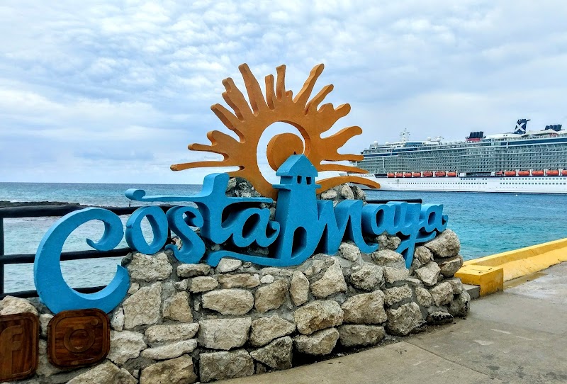 Shopping at Costa Maya Plaza